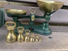 Salter No 56 Traditional Kitchen Scales With Brass Bell  Weights