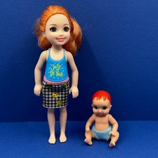 Barbie Chelsea Red Hair Family