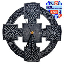 The Black Art Ted Suluepe Marka Rare Celtic Gothic Clock 21cm