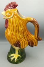 Vintage Large Cockerel ceramic Jug VGC Height 31cm