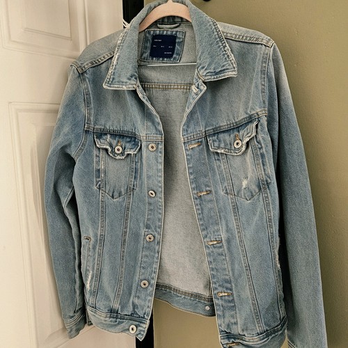 Zara man light blue denim - light,