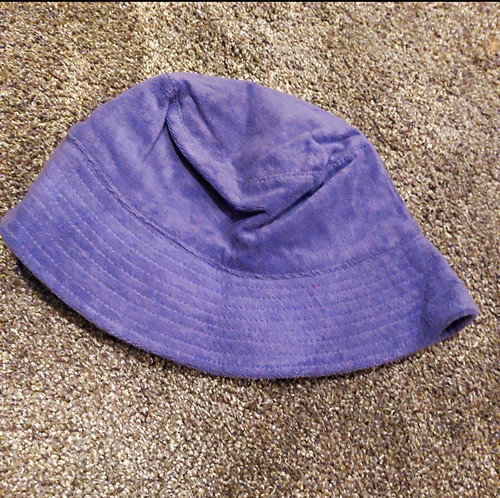 Purple bucket hat festival - bucket,