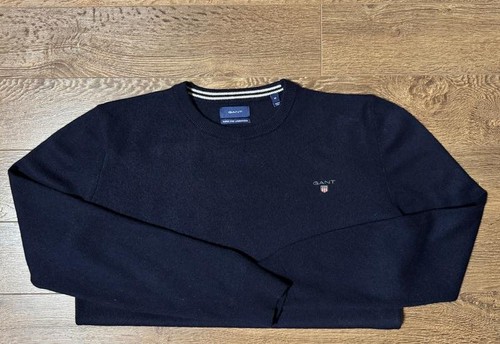 Men gant sweater - navy, m