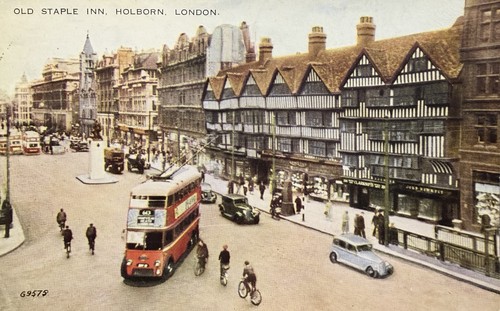 Old staple inn vintage - inn,, buses