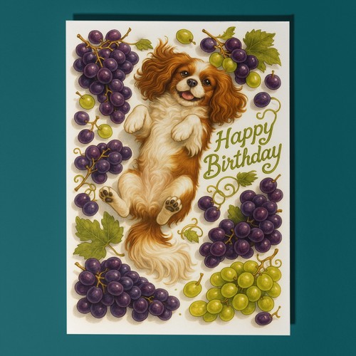 Grape cavalier king - king, charles
