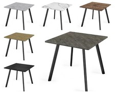 Large Dining Table with Metal