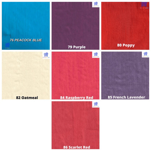 Raw silk cotton - silk, cushion