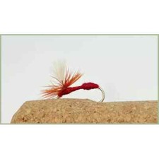 BARBLESS Dry flies, 3 x Red