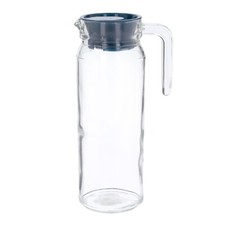 Glass Jug Serving Pitcher with