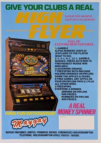 Maygay pub fruit machine - fruit, high