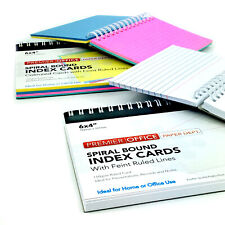 50 x Index Cards Spiral Bound