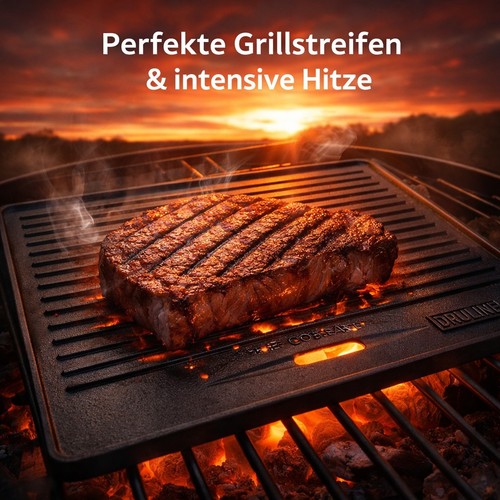 Cast iron griddle reversible - griddle,