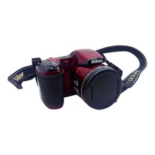 Nikon Coolpix L820 16 MP 30x Zoom Digital Camera-Red-Used