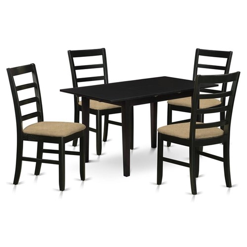 Pemberly row piece black - pemberly, 5-piece