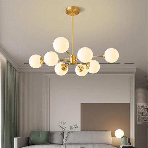 Light modern sputnik - 8-light,