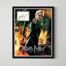 Tom Felton - Harry Potter / Draco Malfoy Actor Authentic Autograph Framed