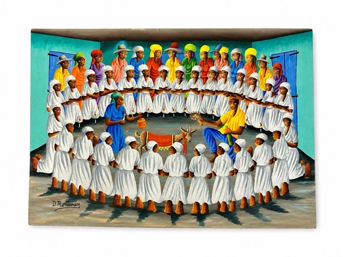 Rouanez haitian folk art - haitian,