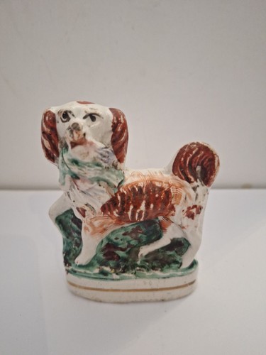 Antique staffordshire dog - staffordshire, pb8