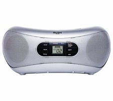 Bush Bluetooth Boombox with FM and AUX - Silver (CD NOT WORK)