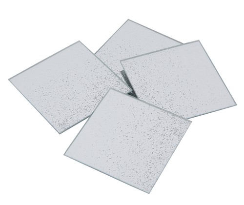 Set four glass coasters - four,