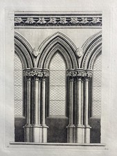 Antique print engraving