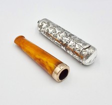 EDWARDIAN 9CT GOLD & AMBER