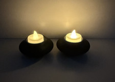 CANDLE TEA LIGHT HOLDERS PAIR
