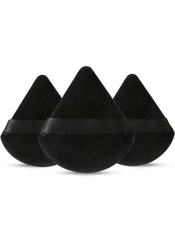 3pc triangle powder - triangle, puff