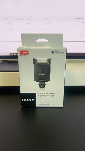 Sony flash hvl f20m used - hvl-f20m,