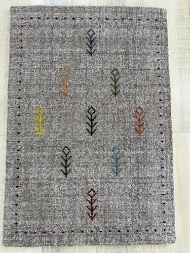 Handmade gabbeh wool rug 2x3 - handmade,