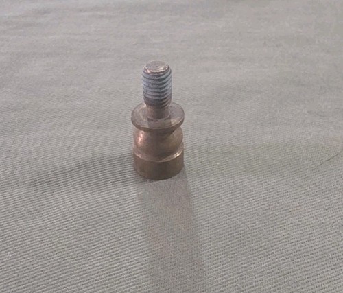 Solid brass lamp - brass, shade