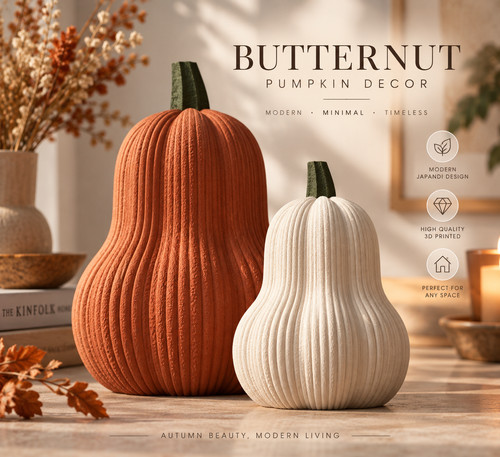 Butternut pumpkin decor - butternut,