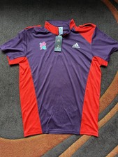 Adidas London 2012 Olympics Shirt Size XL Paralympics Red Purple Casual Top BNWT