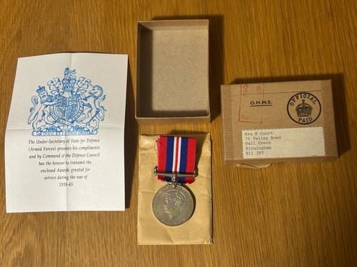 Ww2 1939 war medal - ww2,