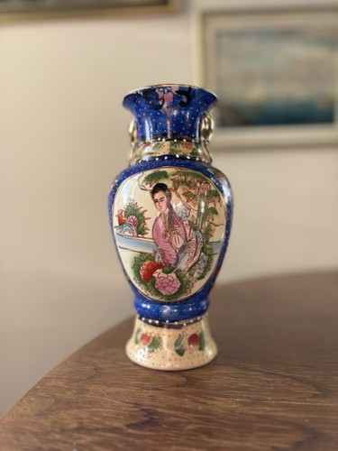 Vintage hand painted oriental - vintage,