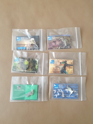 Rspb enamel pin badges - enamel,