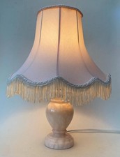 Vintage Pink Alabaster Table