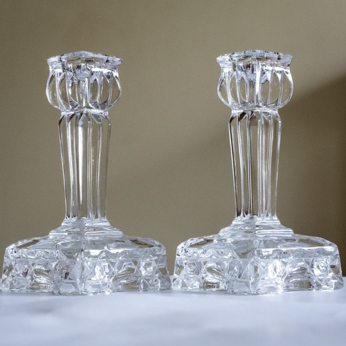 Pair pretty clear - clear, pressed