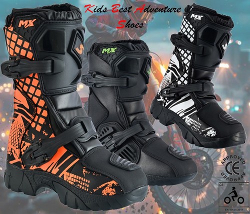 Kids off road black leather - kids, ce