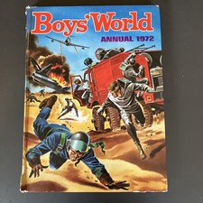 BOYS' WORLD ANNUAL 1972 - ODHAMS BOOKS - H/B 