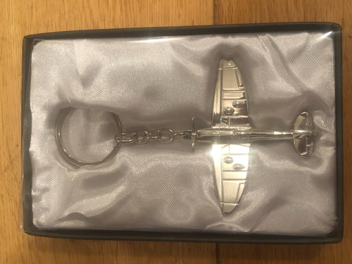 Spitfire chrome keyring - spitfire,