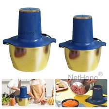 2-3L Electric Chopper Food Processor Multi Blender Meat Fruit Vegetable Mix Tool