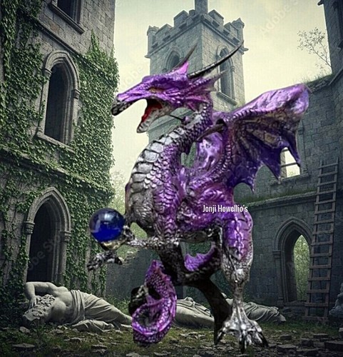 Purple dragon protector - purple,