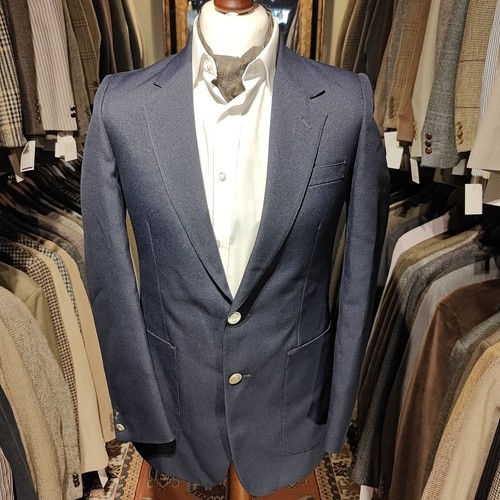 Vintage mens 36r navy suit - vintage,