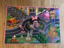 Disney Minnie Mouse Around Town Paris Road Car Play Mat & Figures Daisy Duck