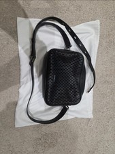 furla black leather shoulder