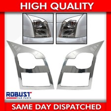 Chrome head light covers trim - chrome,