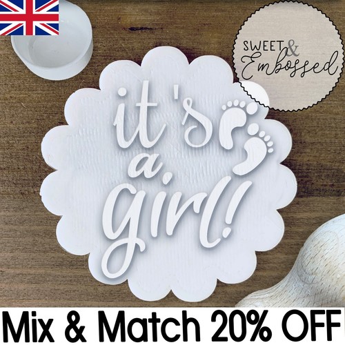 Girl cookie stamp - it's, a
