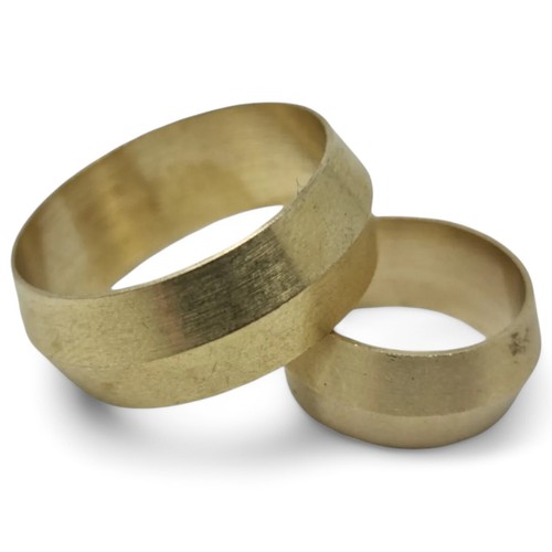 Brass compression olives - brass,