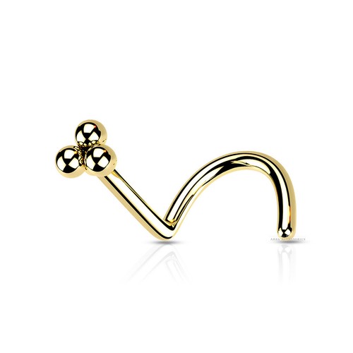Nose stud screw hook - nose,